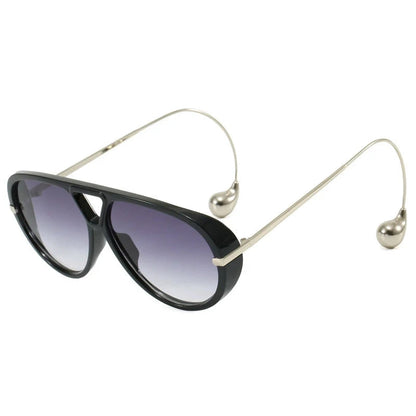 Óculos Pilot Punk Oversized 2025 – Vintage Luxo UV400