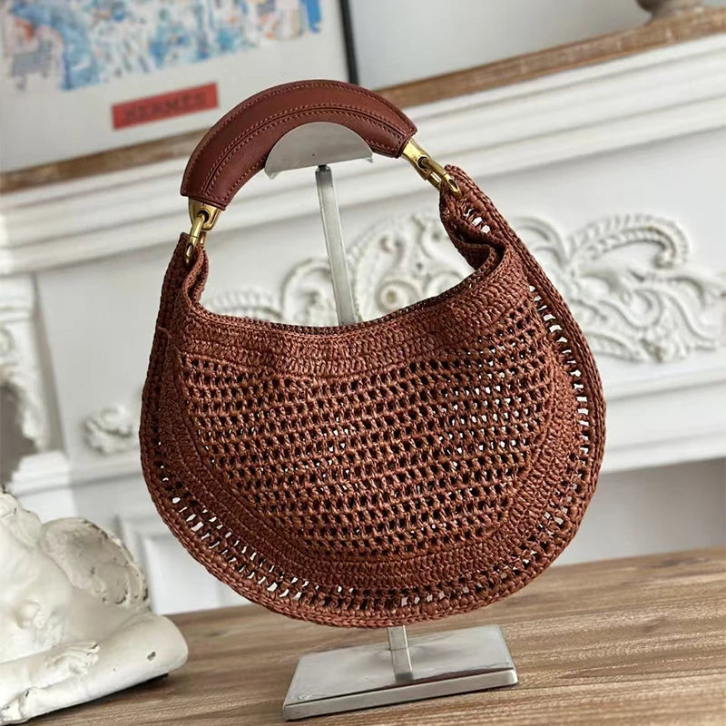 Lunara Essence – Bolsa Hobo Feminina de Luxo em Formato Crescente
