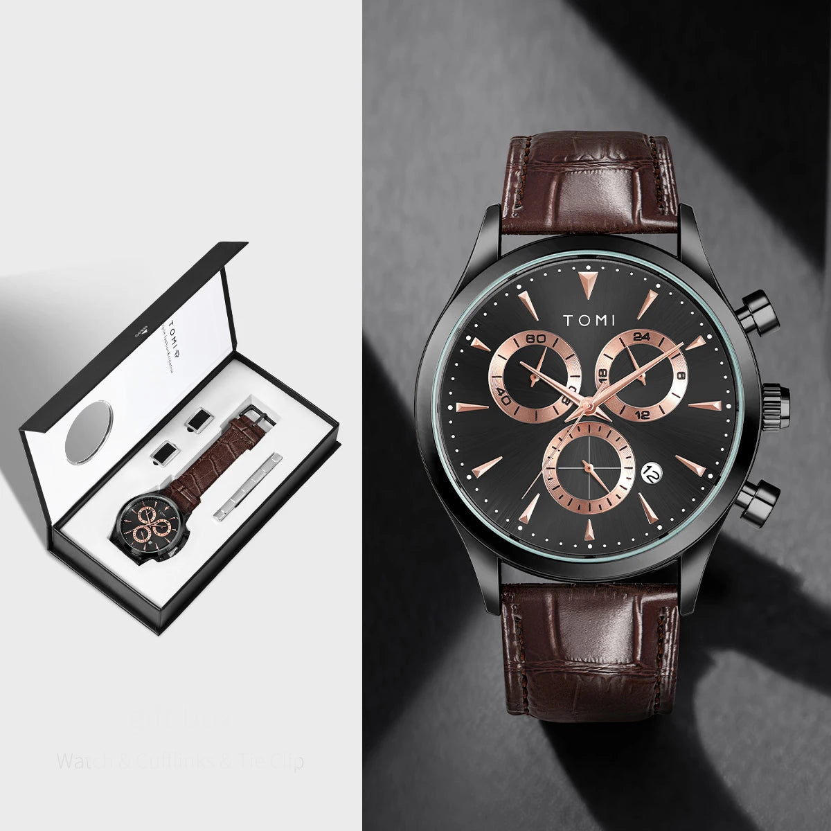 Relógio Masculino Imperium Quartz Set Luxe