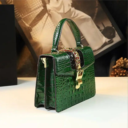 Bolsa de Couro Aurora Alligator Premium