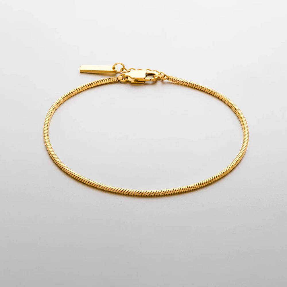 Pulseira Masculina Ylandy™ - Corrente Cobra 1.5MM em Aço Inox