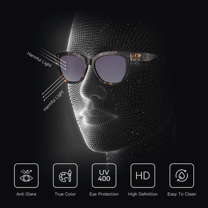 Zen Éclipse Acetato Butterfly — Óculos de Sol Polarizados Femininos