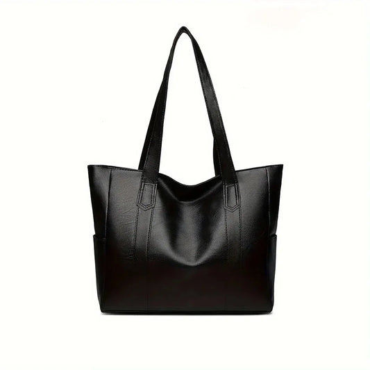Vintage Majestic - Bolsa Tote Retrô em PU Vegano