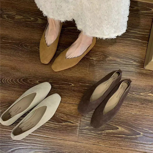 Bailarina Urbana™ - Loafer Feminino de Microfibra Premium com Design Vintage e Conforto Extremo