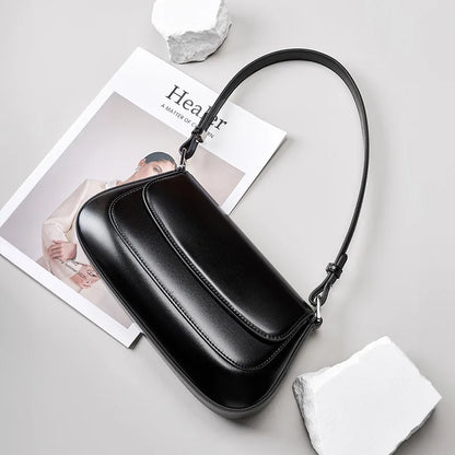 Bolsa Feminina Premium em Couro Genuíno - Estilo Vintage 2025