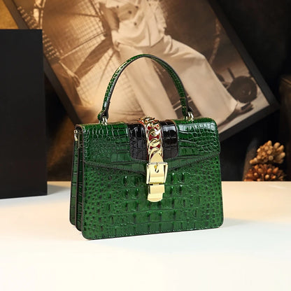 Bolsa de Couro Aurora Alligator Premium
