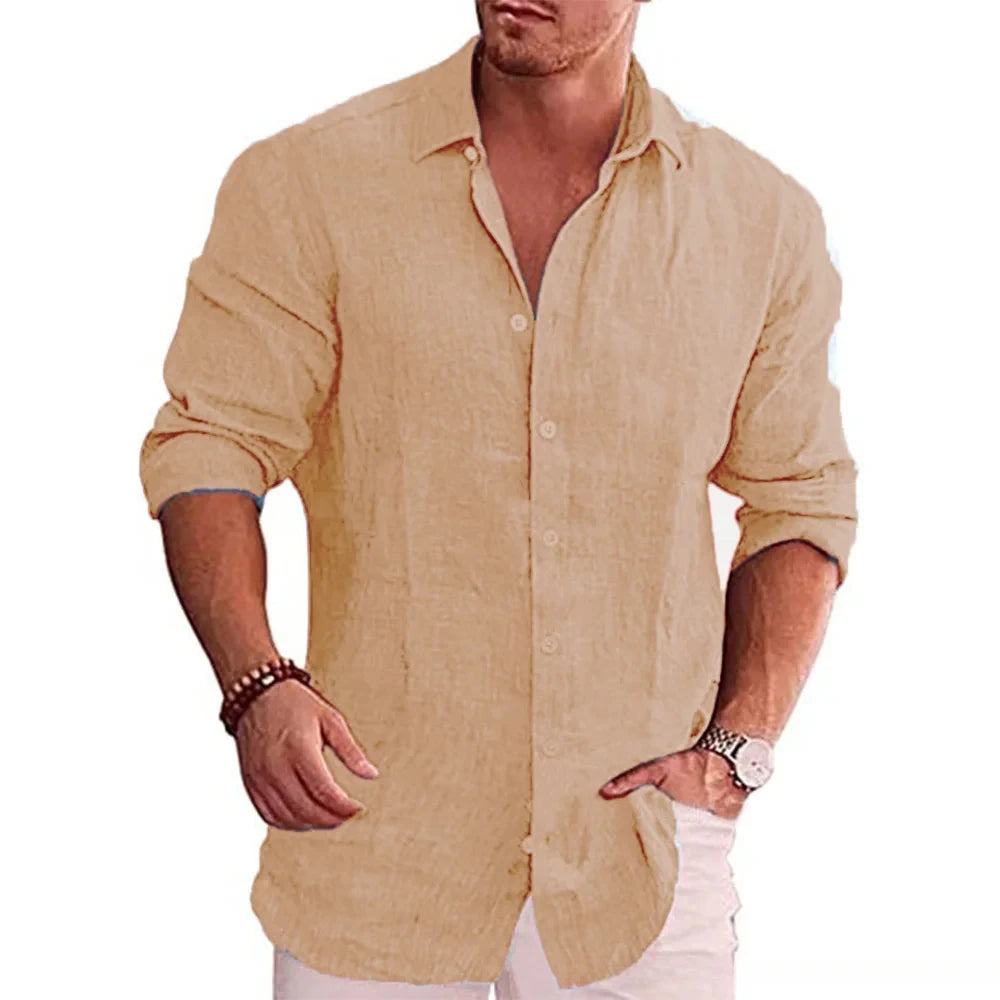 Camisa Metropolitan Linen Signature