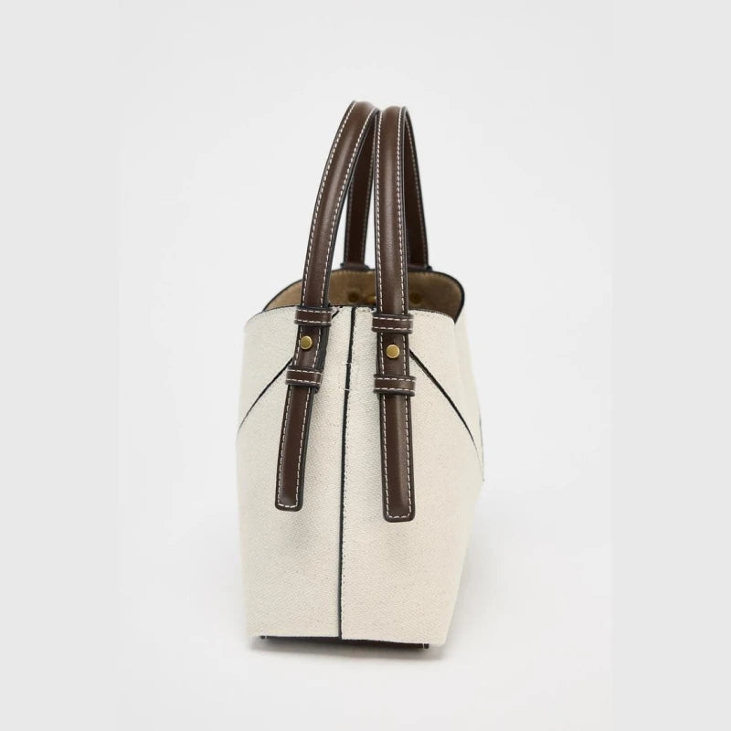 Bolsa Mini Shopper Etoile Canvas Luxe