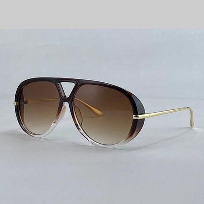 Óculos Pilot Punk Oversized 2025 – Vintage Luxo UV400