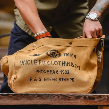 Bolsa Masculina Legacy Canvas Premium