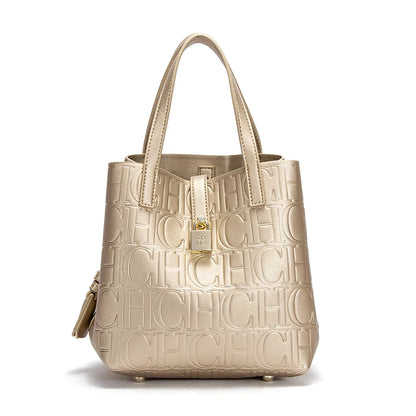 Bolsa Feminina Clássica Retro 2025 - Couro Sintético PU | Estampa Letter | Grande Capacidade