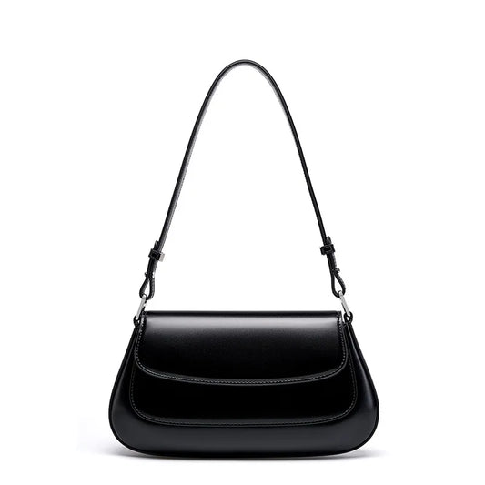 Bolsa Feminina Premium em Couro Genuíno - Estilo Vintage 2025