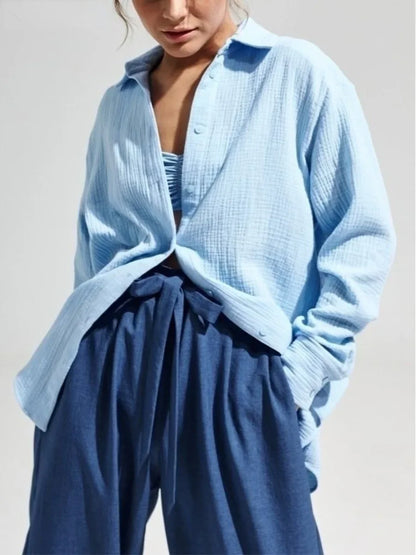 Camisa Essenza Cotton Yahmandy – Sofisticação Atemporal em Algodão Premium