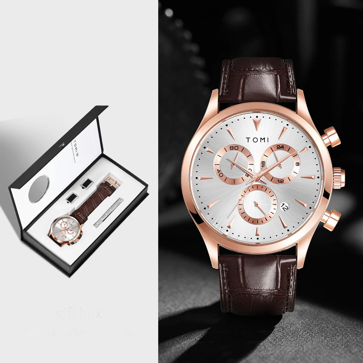 Relógio Masculino Imperium Quartz Set Luxe