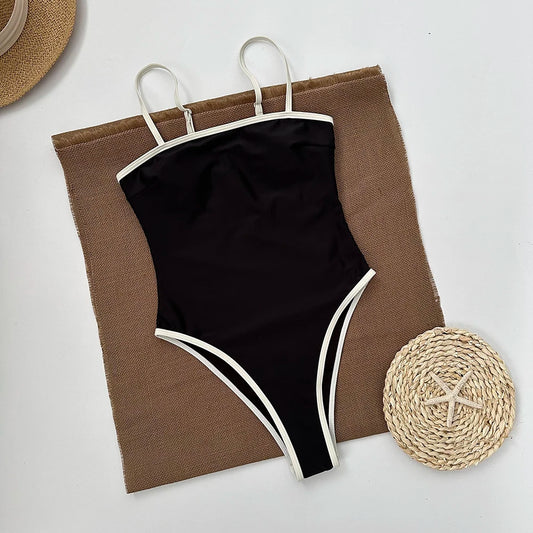 Monokini Cannes Retro™ – Elegância Vintage com Toque Contemporâneo