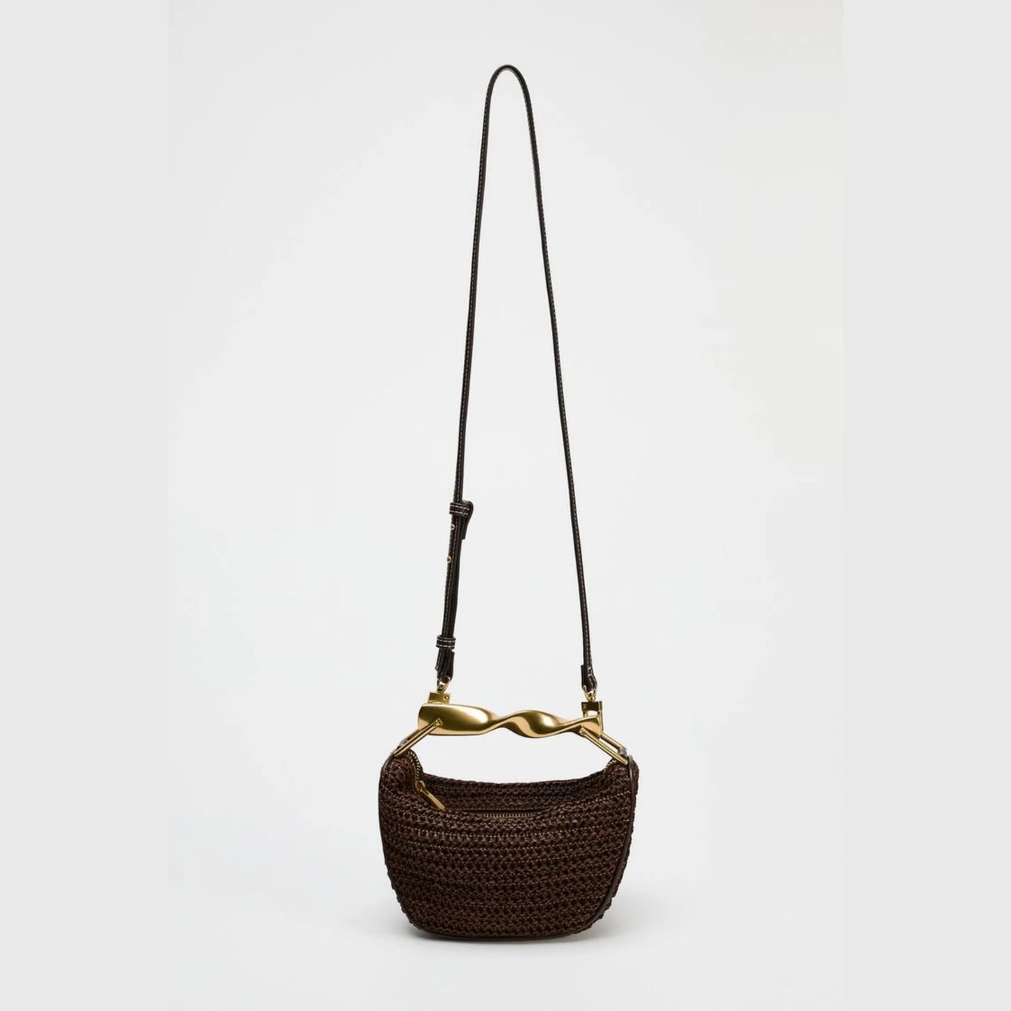 Bolsa Meia-Lua Riviera Summer Weave