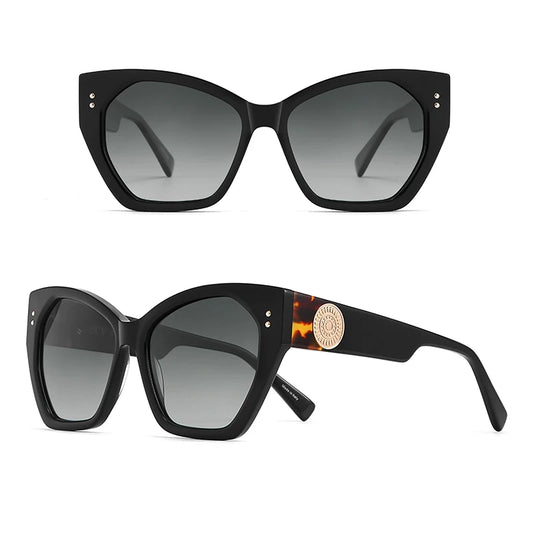 Óculos Borboleta Acetato 520 – Luxo Italiano Polarizado