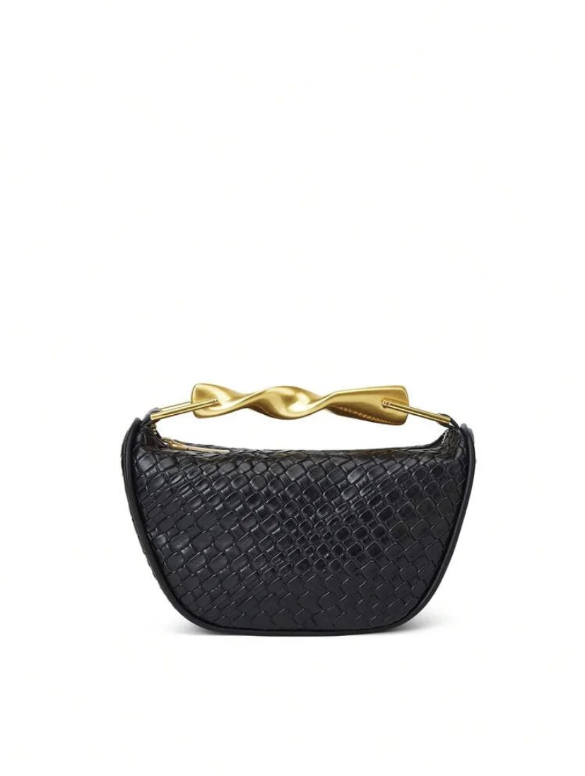 Bolsa Meia-Lua Riviera Summer Weave