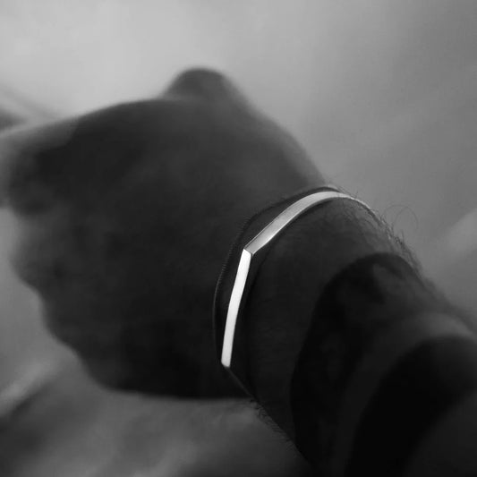 Pulseira Masculina Ylandy™ - Aço Inox 5MM com Banho de Ouro