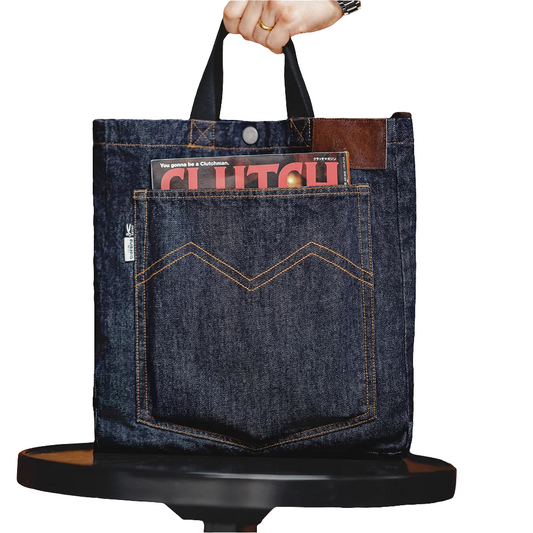 Bolsa Transversal Legacy Denim 14oz – Estilo Urbano Premium