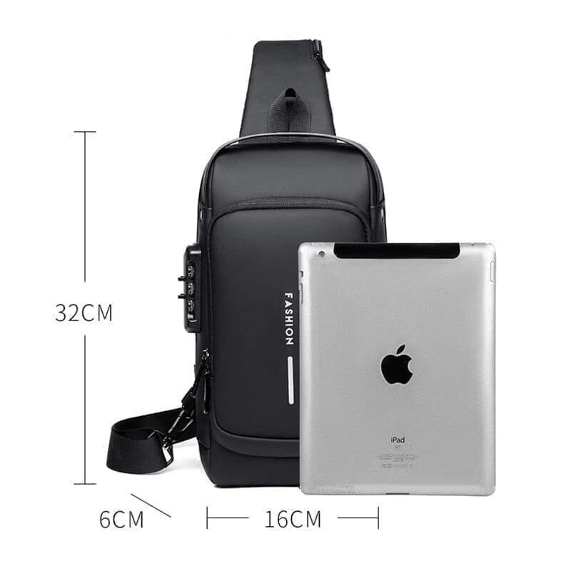 Mochila Anti-Furto com Senha USB Slim Bag - Ofertaplus Store