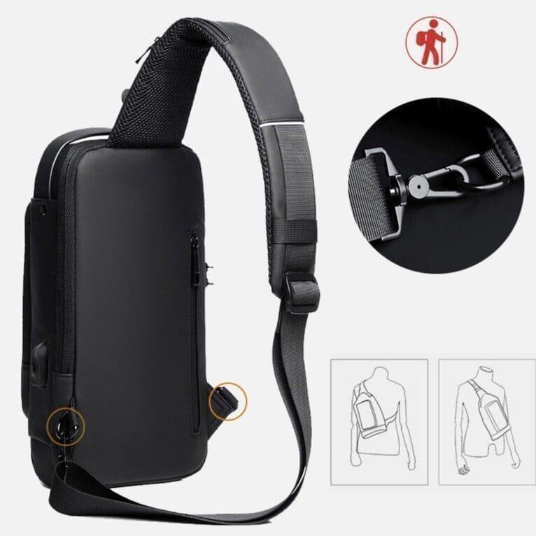 Mochila Anti-Furto com Senha USB Slim Bag - Ofertaplus Store