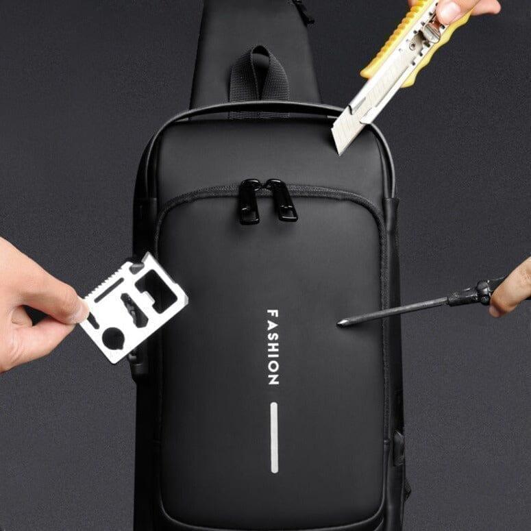 Mochila Anti-Furto com Senha USB Slim Bag - Ofertaplus Store