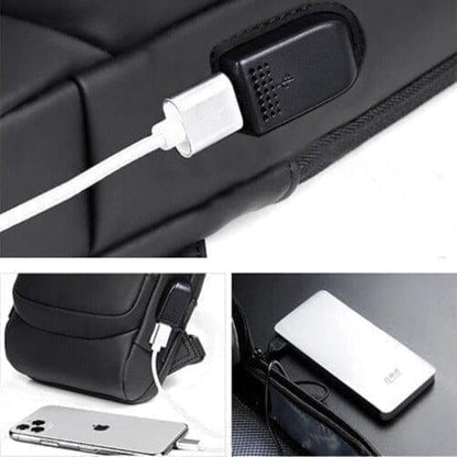 Mochila Anti-Furto com Senha USB Slim Bag - Ofertaplus Store